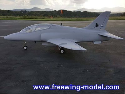 Freewing 6S Hawk T1 Base Gray High Performance 70mm EDF PNP Jet RC Airplane