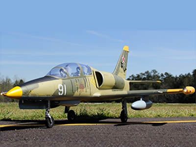 Freewing L-39 Albatros Camo 80mm ARF+ RC Airplane