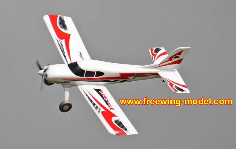 Freewing Pandora 4in1 Red 1400mm (55 inch) Wingspan Trainer PNP Rc Airplane