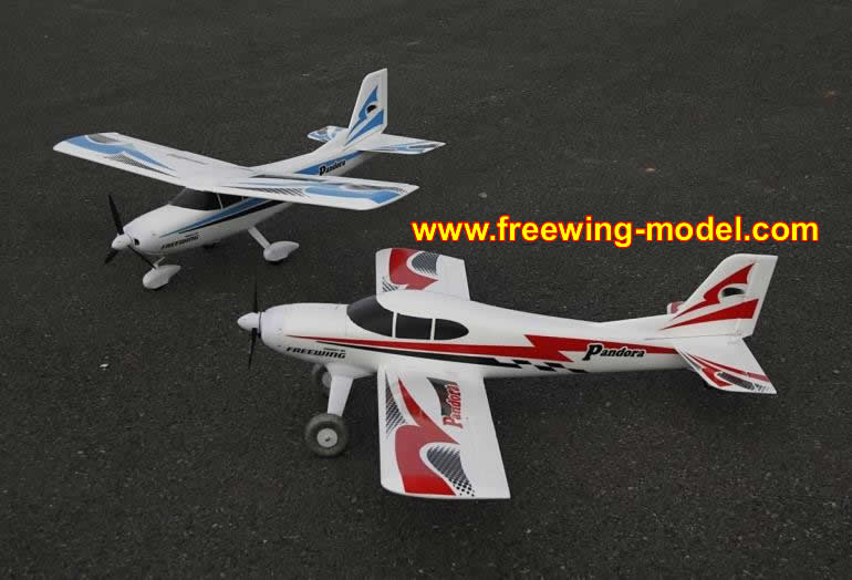 Freewing Pandora 4in1 Blue 1400mm (55 inch) Wingspan Trainer PNP Rc Airplane