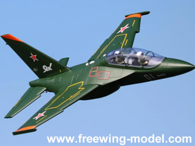 Freewing Yak-130 Green 70mm EDF Jet PNP RC Airplane