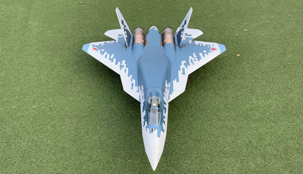 Freewing Su-57 twin 80mm EDF PNP Jet