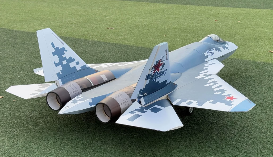 Freewing Su-57 twin 80mm EDF PNP Jet