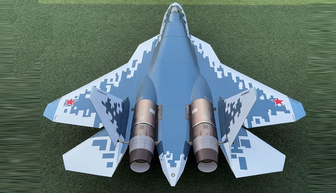 Freewing Su-57 twin 80mm EDF PNP Jet