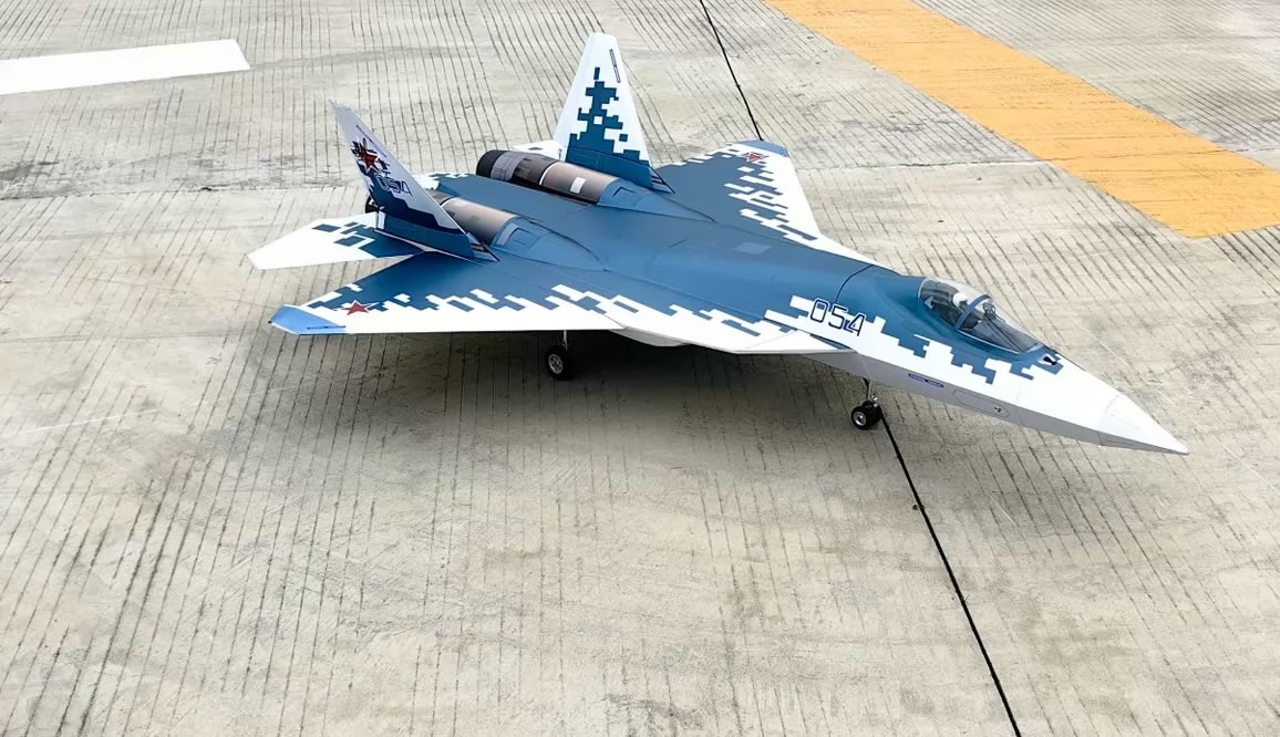 Freewing Su-57 twin 80mm ARF Plus